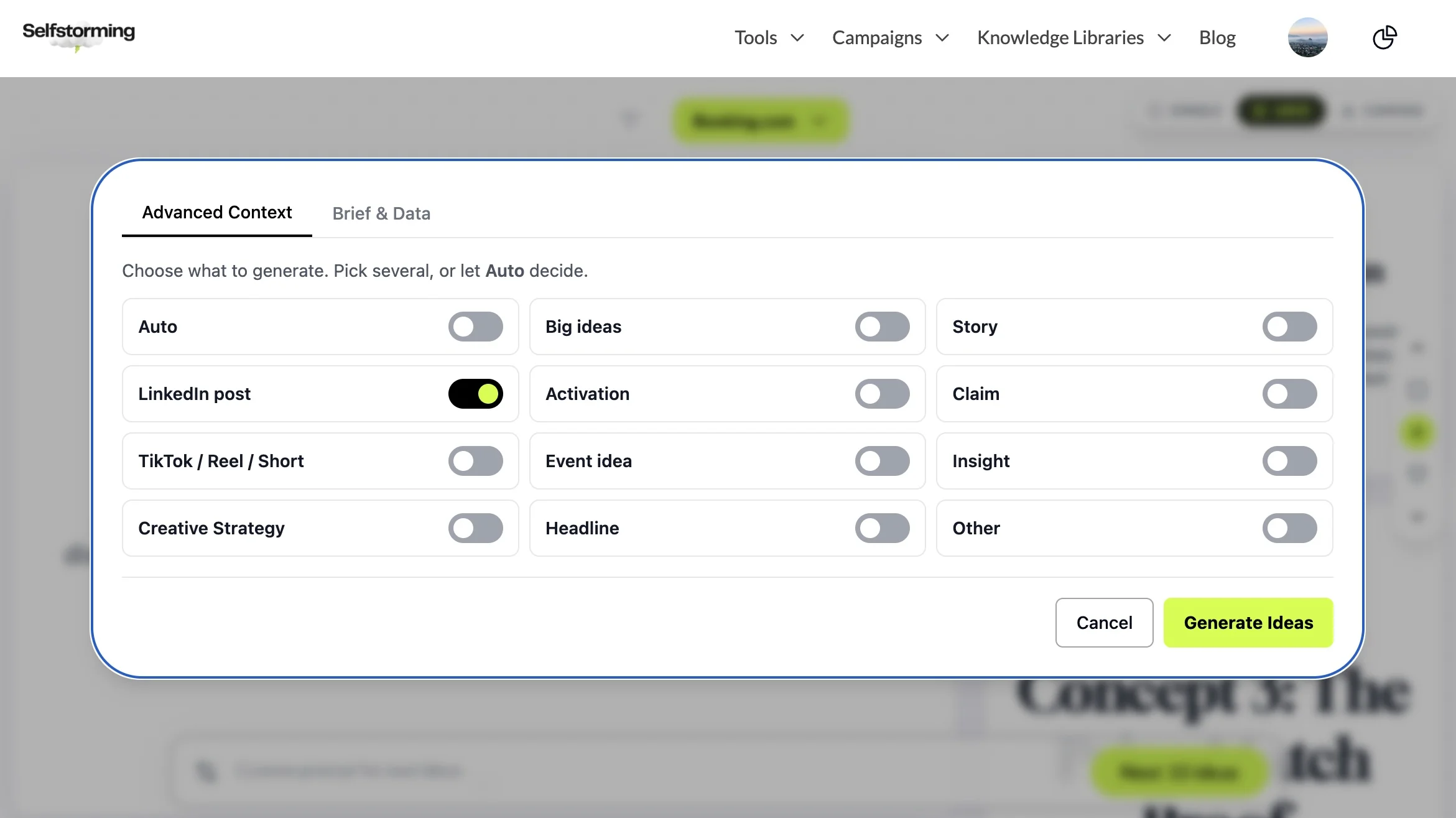 New Tool Now Writes Great Stories, Activations, Reels even LinkedIn Posts.