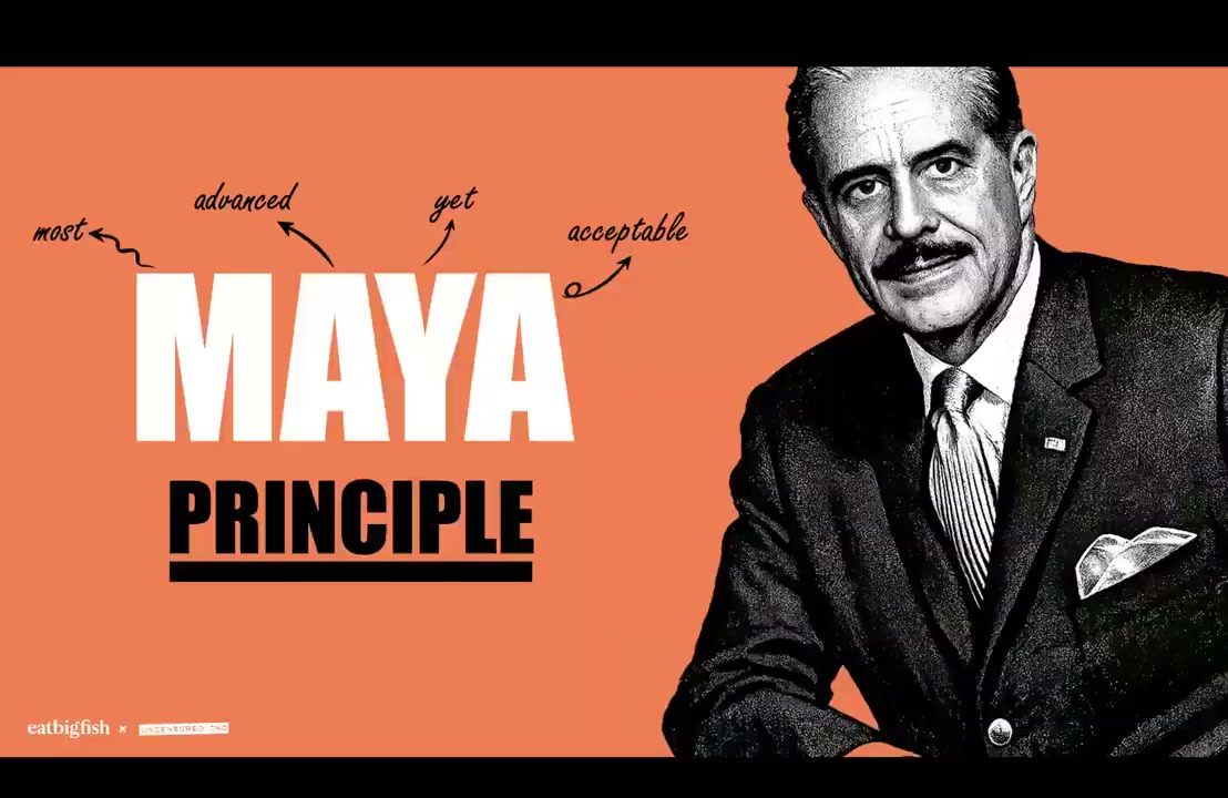 MAYA principle: most advanced yet acceptable, with Raymond Loewy